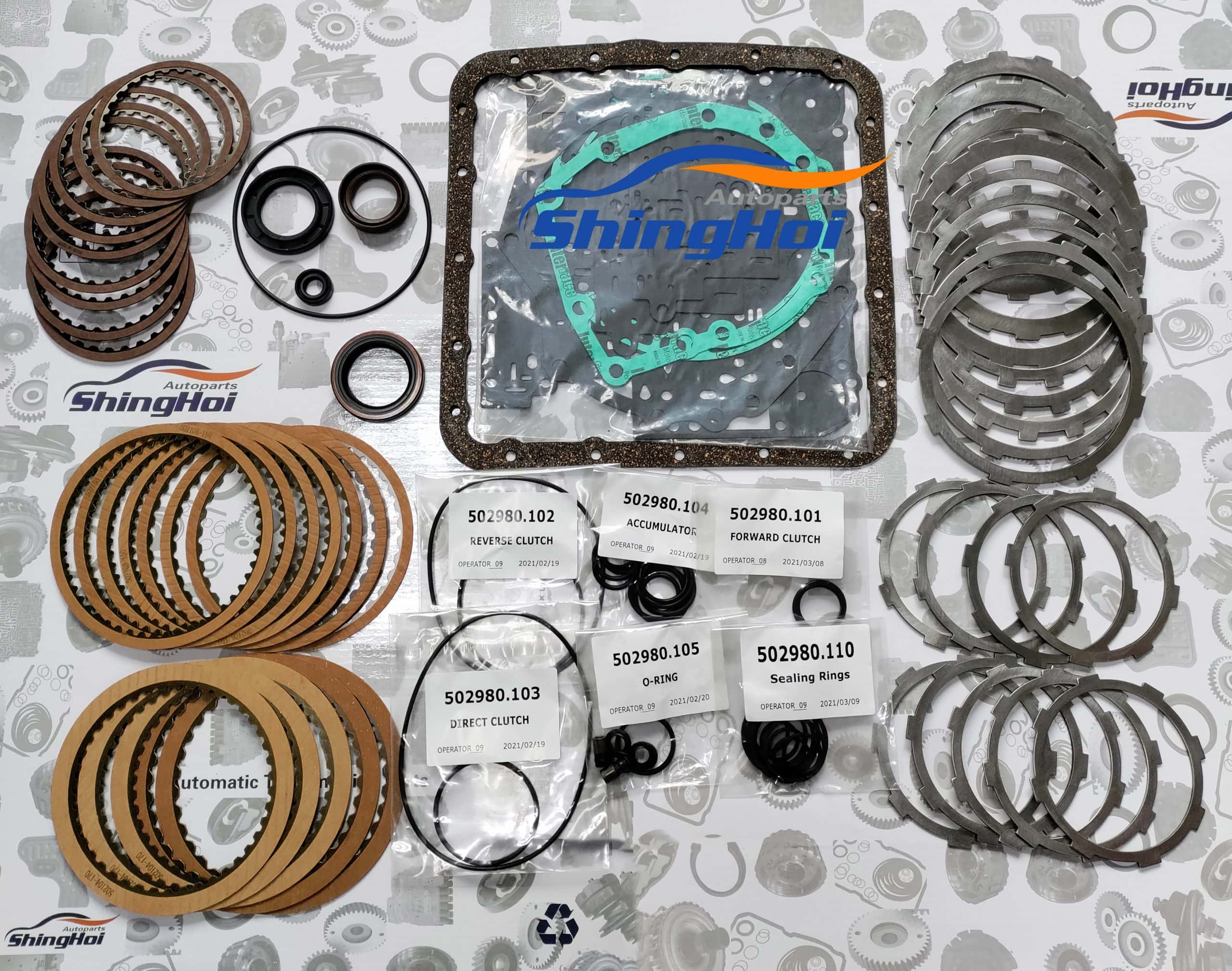 TW40-LS Transmission Master Rebuild Kit - Sheng Hai Auto Parts Co