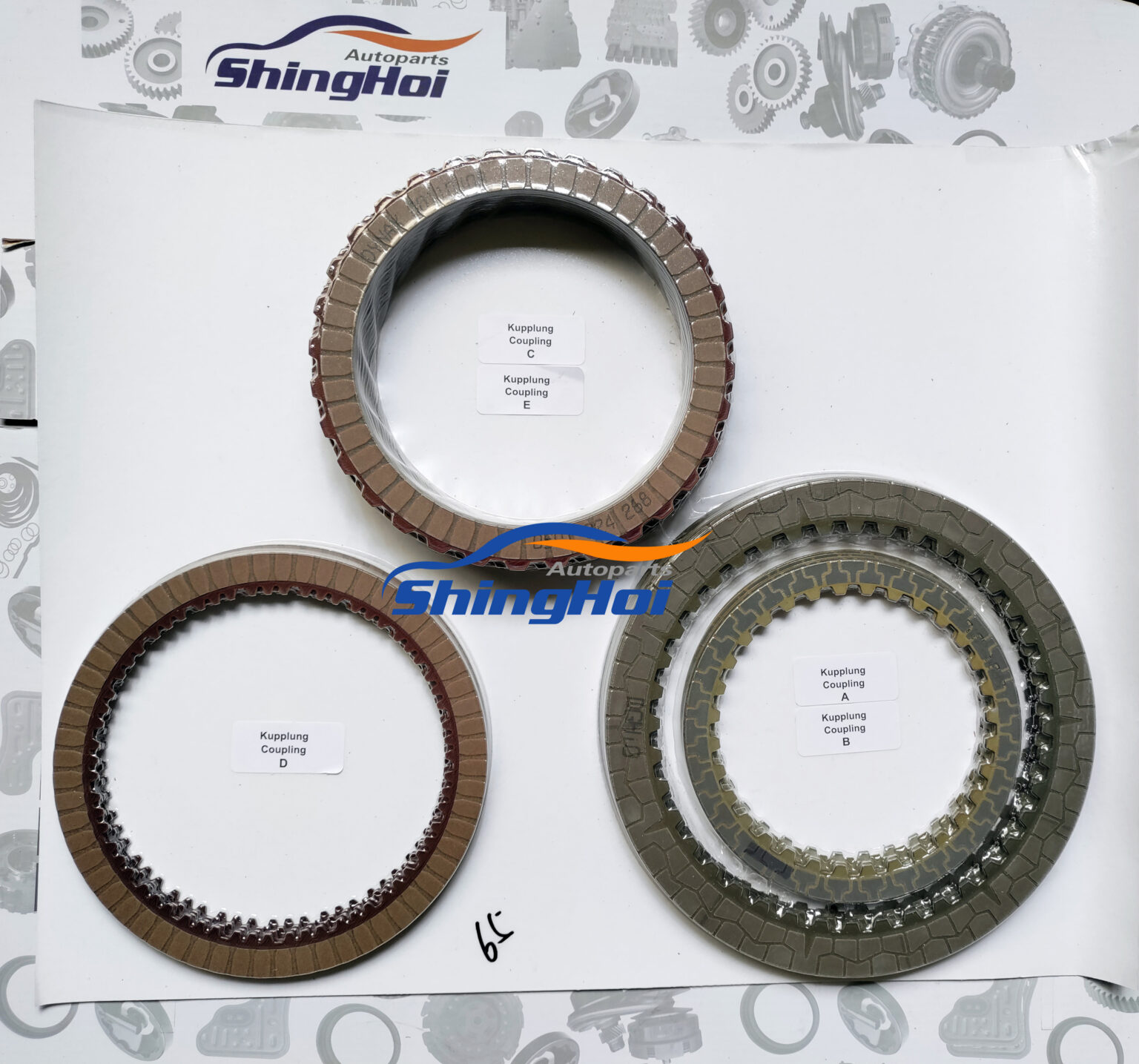 Genuine New 0D5 8HP65A 8HP65 8HP75 Transmission Friction Plates Sheng